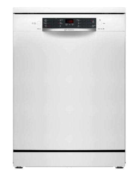 Bosch Series 2 SMS26AW08G Full Size Dishwasher - White - E Rated