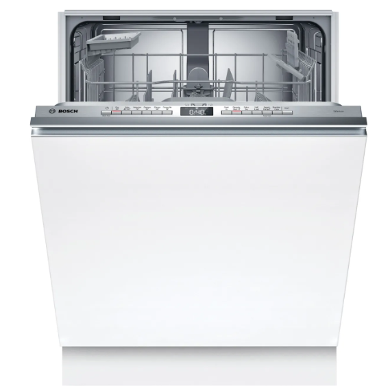 Bosch Series 4 SMH4HTX11G Fully Integrated Full Size Dishwasher - Silver Control Panel with Sliding Door Hinge Kit - C Rated
