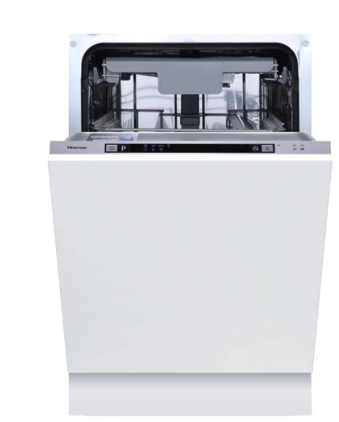 Hisense HV523E15UK Fully Integrated Slimline Dishwasher - Silver Control Panel with Fixed Door Hinge Kit - E Rated