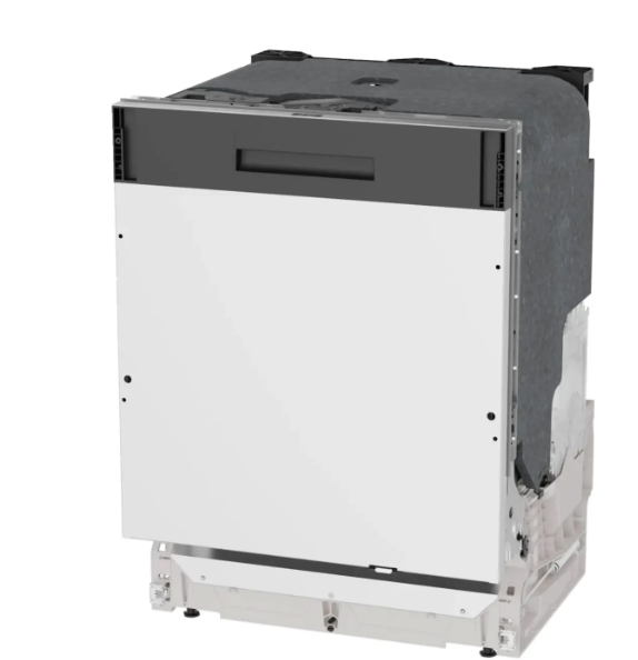 Hisense HV16AUK Integrated Full Size Dishwasher - Silver Control Panel with Fixed Door Hinge Kit - A Rated